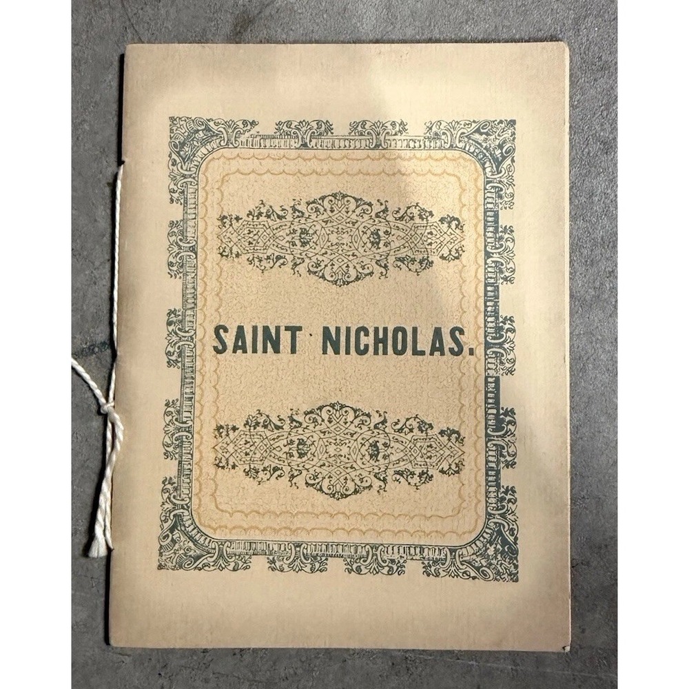 Vintage 'Twas the Night Before Christmas' Saint 16pg Nicholas‎ Booklet Poem